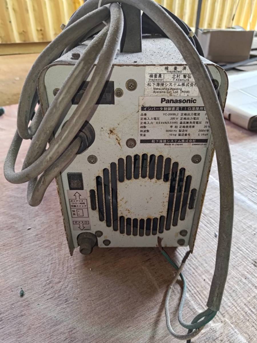 TIG溶接機　Panasonic　YC-200BL2　通電確認済　200V　兵庫発_3