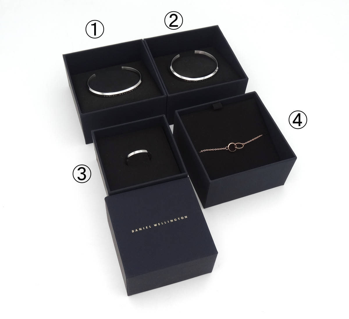 まとめ売り】5119△ DANIEL WELLINGTON バングル リング 指輪 
