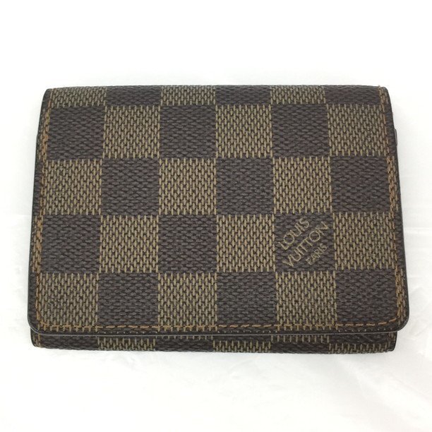 【BGAE2018】Louis Vuitton　ルイヴィトン　ダミエ　アンヴェロップカルトドゥヴィジット　カードケース　N62920/CA1057