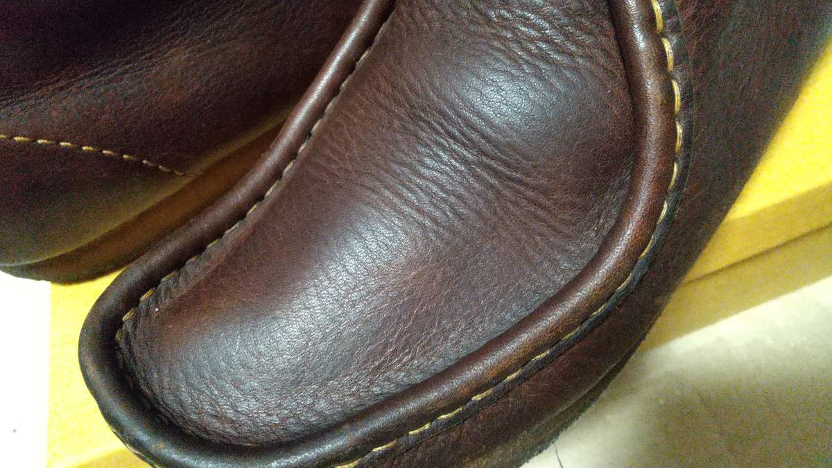 レアカラー clarks ワラビー ブラウンオイリーレザー クレープソール 