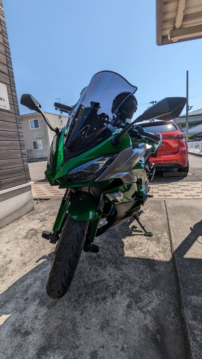 アクリポイント ニンジャ1000SX スクリーン 10cmロング（スモーク
