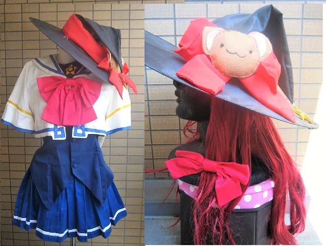 コスプレ衣装　メタモルファンタジー　フィリア・カーネリアス　エンゲル魔法学院制服　光姫満太郎　エスクード ウイッグ付