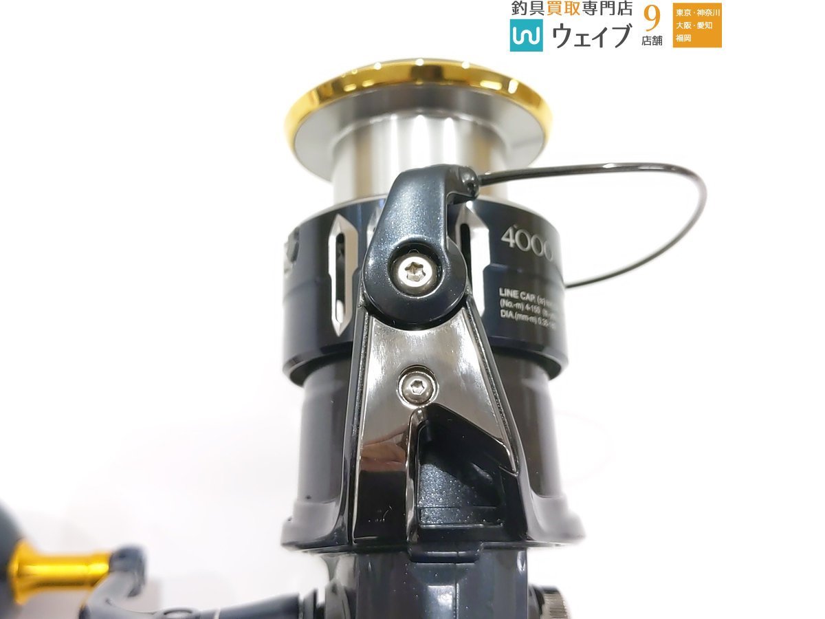シマノ 17 ツインパワー XD 4000XG 夢屋ハンドルノブカスタム