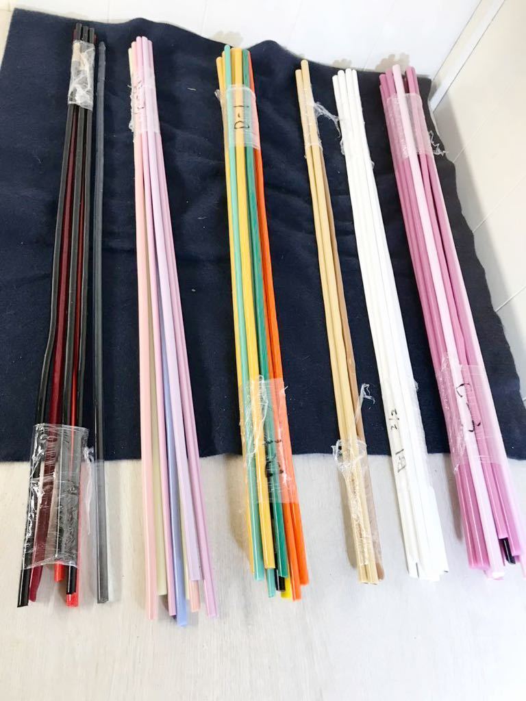 ② 佐竹ガラス棒 材料 50本前後重さ長さ約55cm 未使用品！アート 工芸  