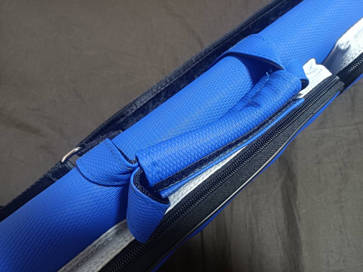 新品未使用 ビリヤード キューケース アダム ADAM P24-94 青/グレー 2