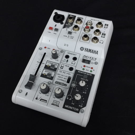 YAMAHA AG03 ヤマハ オーディオインターフェイス ミキサー 配信用