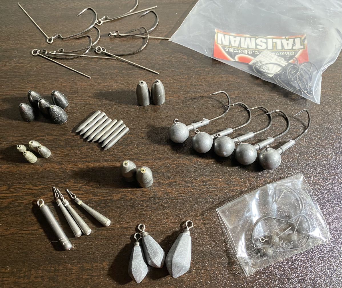 【売り切り】シンカー　フック　セット　未使用多め_1