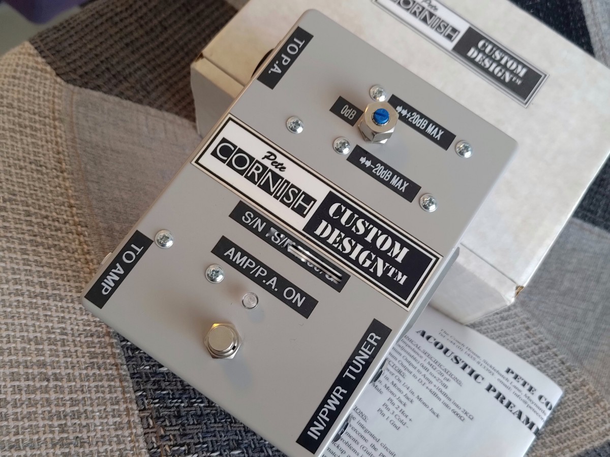 Cornish Pete Acoustic Preamp⁄DI⁄Mute 0 | Reverb - Adapter D.I