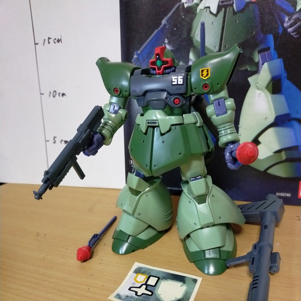 HGUC 1/144 リックドムⅡ ツヴァイ グリーンカラー 完成品 ガンダム 