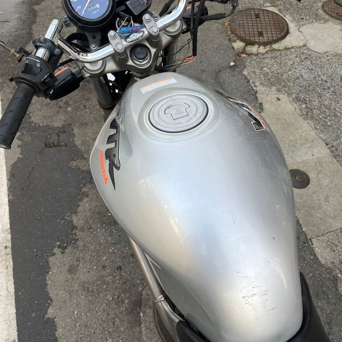 熊本発 ホンダ VTR250 MC33 実働 書類あり 全国発送ok キャブ シルバー 
