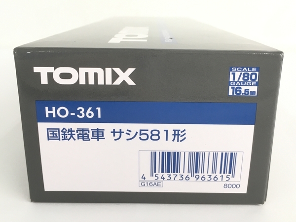 HO-361 国鉄電車 TOMIX トミックス サシ581形 サシ581形｜製品情報｜