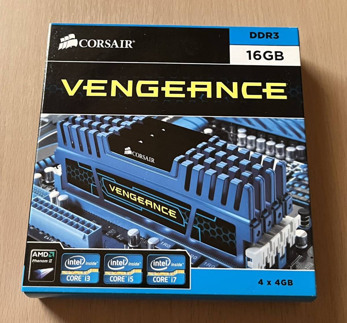 Corsair DDR3 PC3-12800 16GB（4GB x 4枚）CMZ16GX3M4A1600C9B 未使用