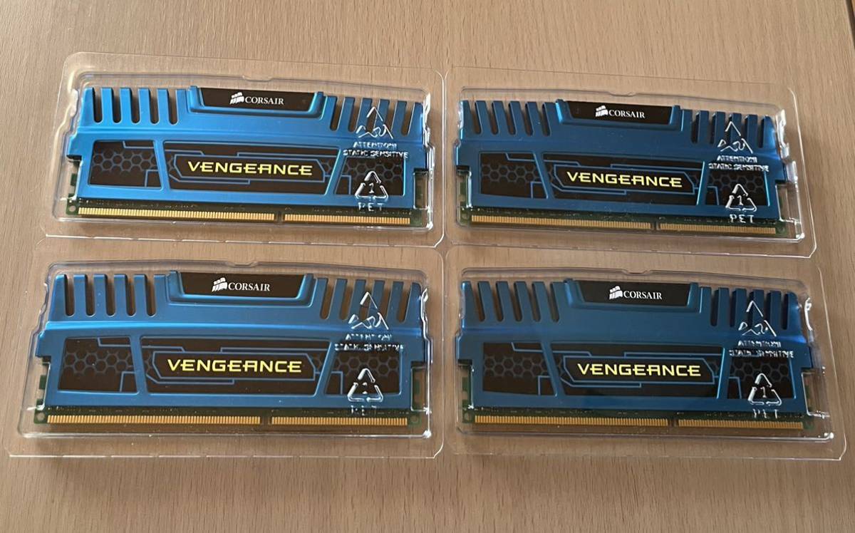 Corsair DDR3 PC3-12800 16GB（4GB x 4枚）CMZ16GX3M4A1600C9B 未使用