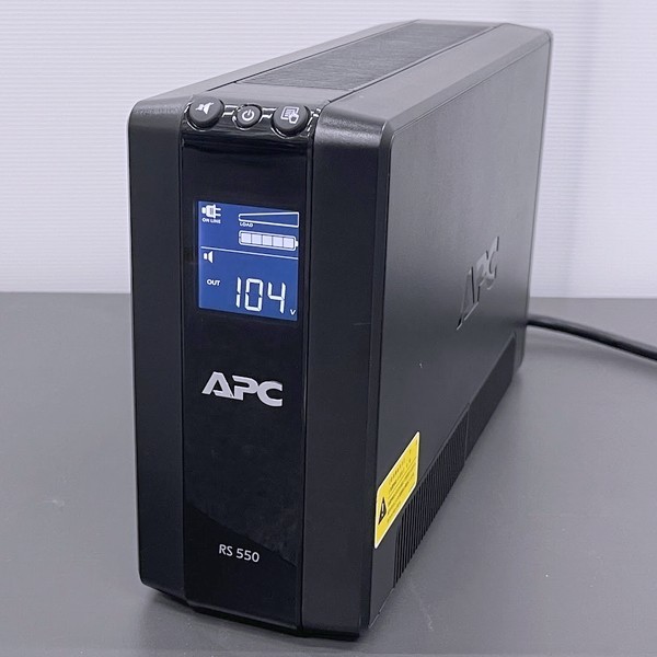 @SM960 秋葉原万世鯖本舗 APC 無停電電源装置 UPS RS 550 BR550G-JP 通電確認のみ