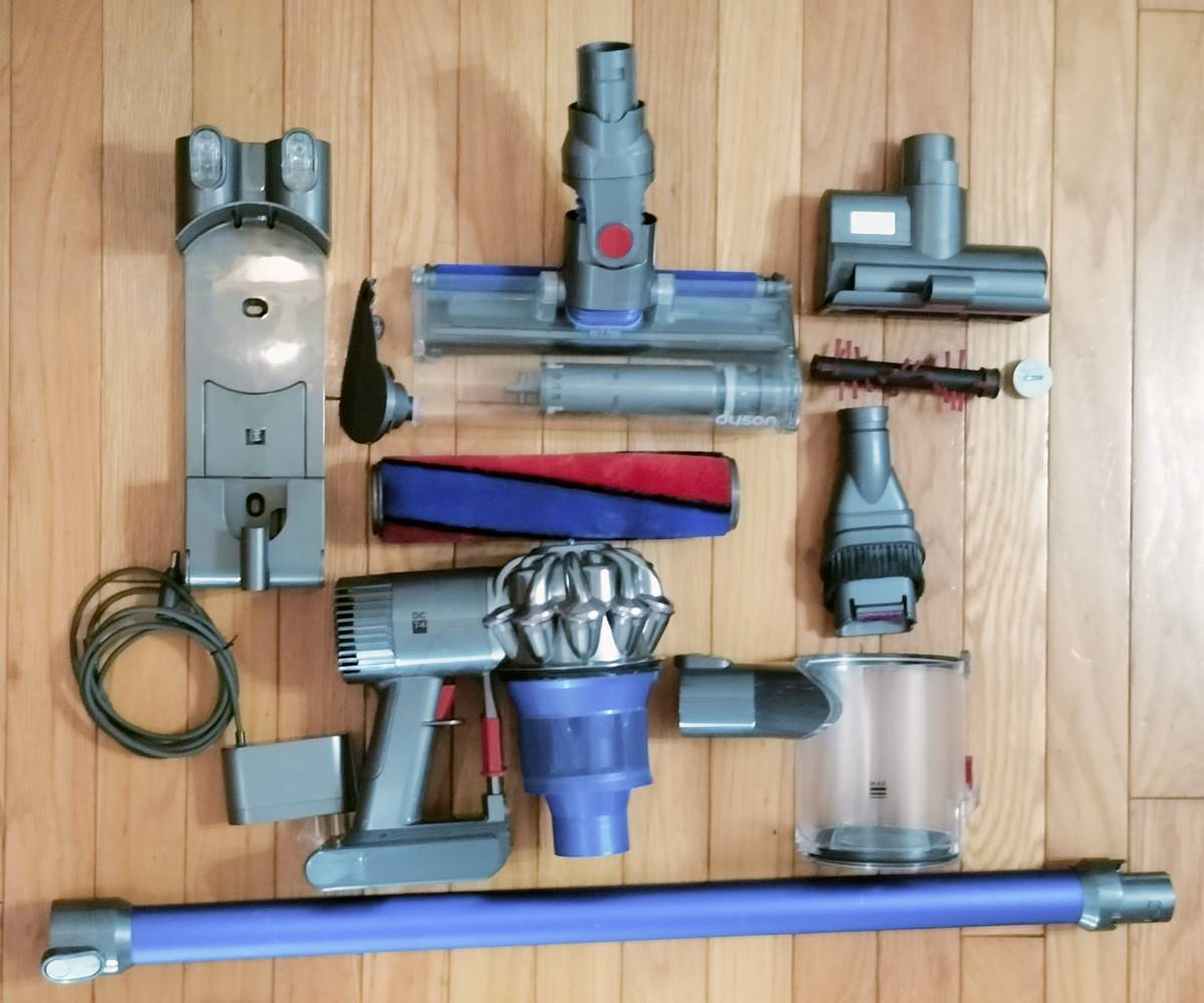 ダイソン サイクロン式 コードレス掃除機 dyson DC74 新品互換バッテリー・互換フィルター