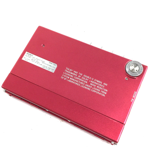 SONY ウォークマン カセットプレーヤー WM-F30 レッドメーカー公式通販