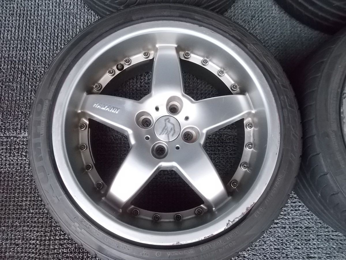 激安 HAMANN ハーマン 17インチホイール 8J+38 4穴 PCD100 4本 R56 