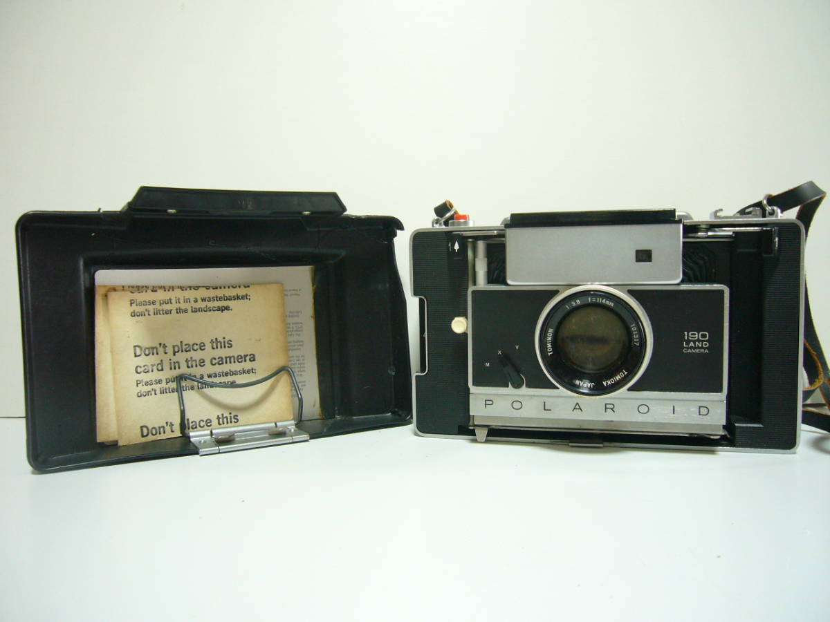 ☆希少 アンティーク ポラロイドカメラ polaroid 190 蛇腹 ポラロイド