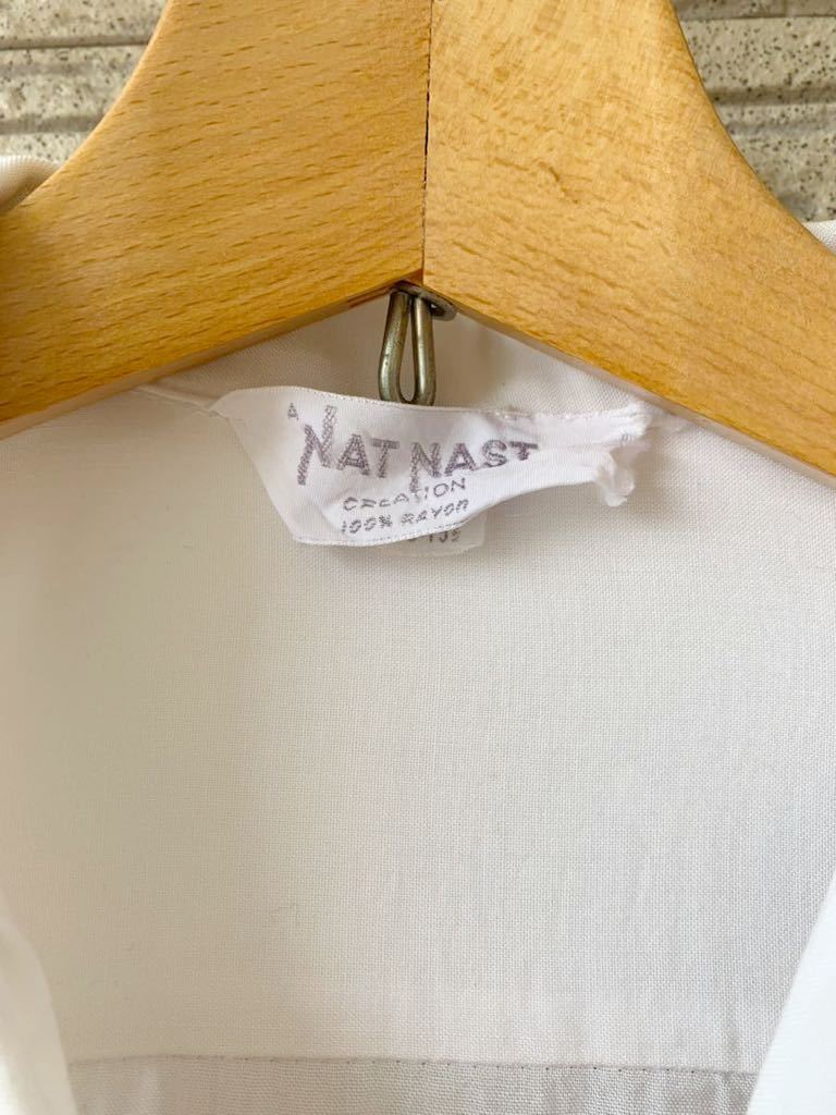 50s 60s ヴィンテージ レーヨンシャツ ボーリングシャツ nat nast