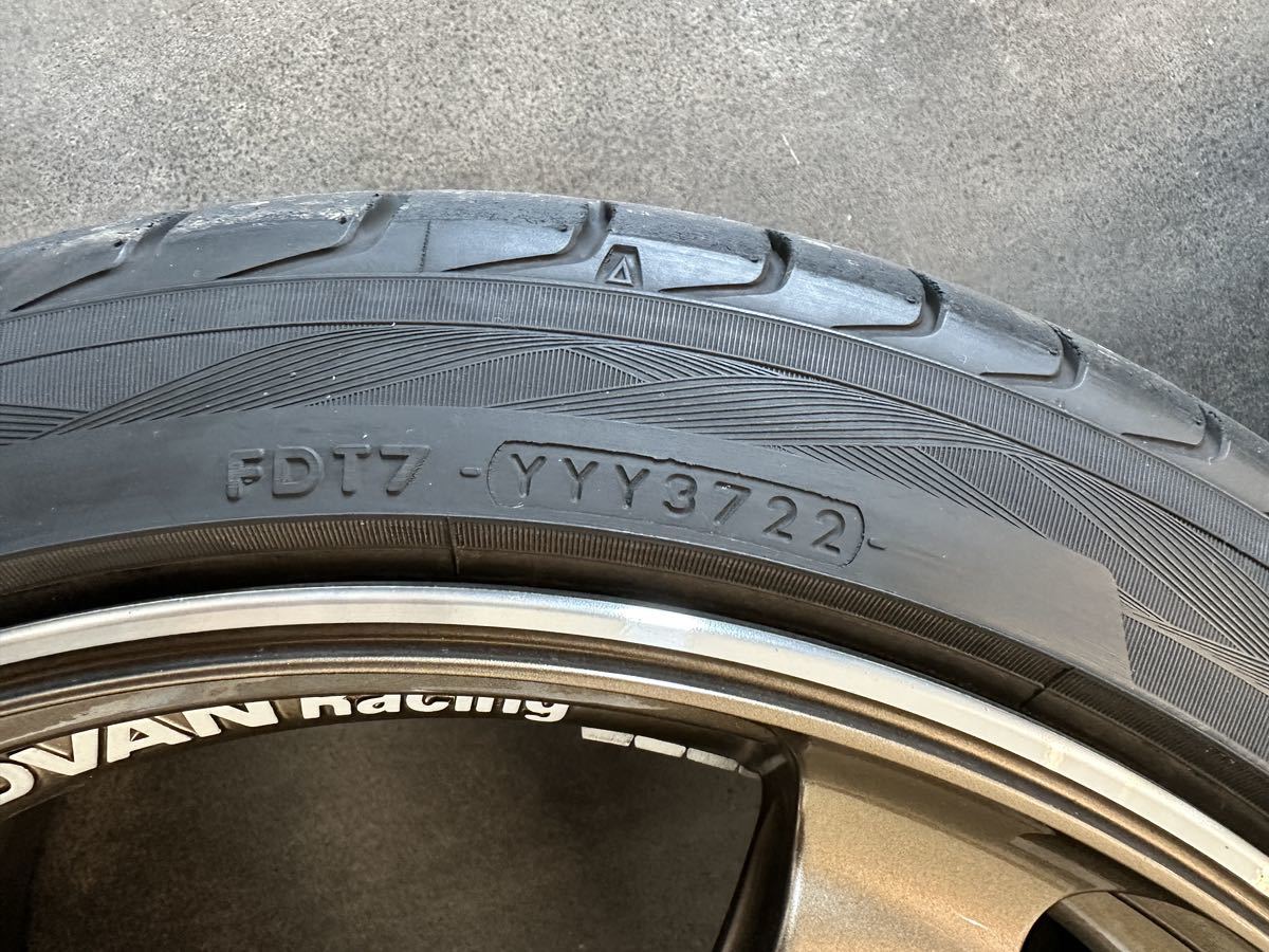 アドバンレーシング TC-4 18インチ 8.5J +45 5H PCD114.3 タイヤセット 