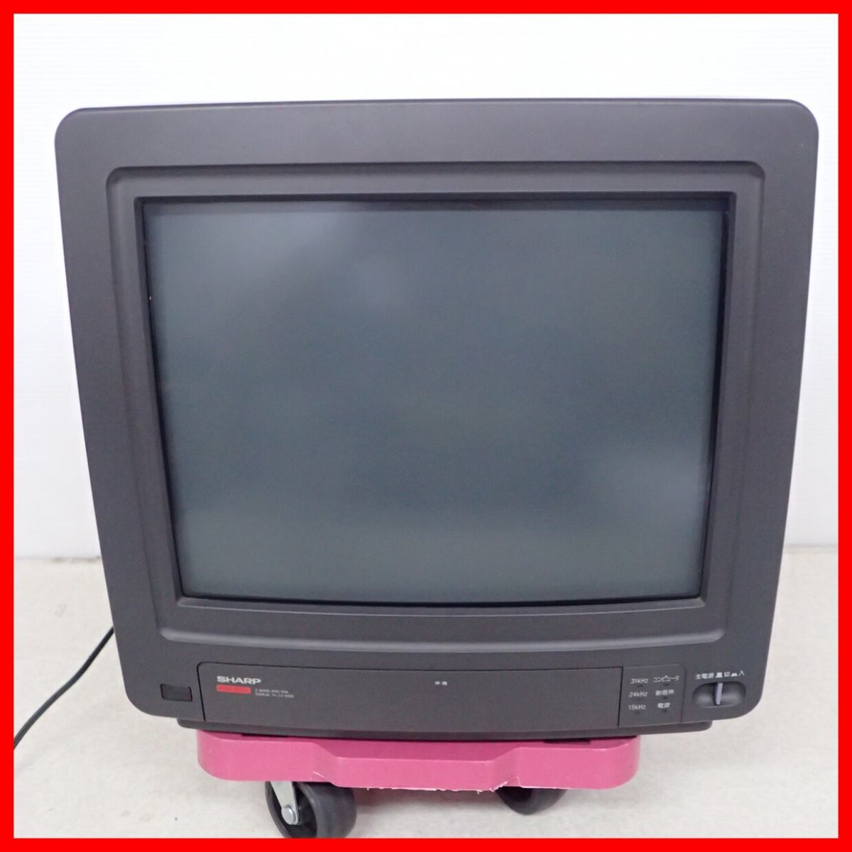 SHARP カラーテレビジョン受信機 CZ-615D-B X68 シャープ ジャンク 40
