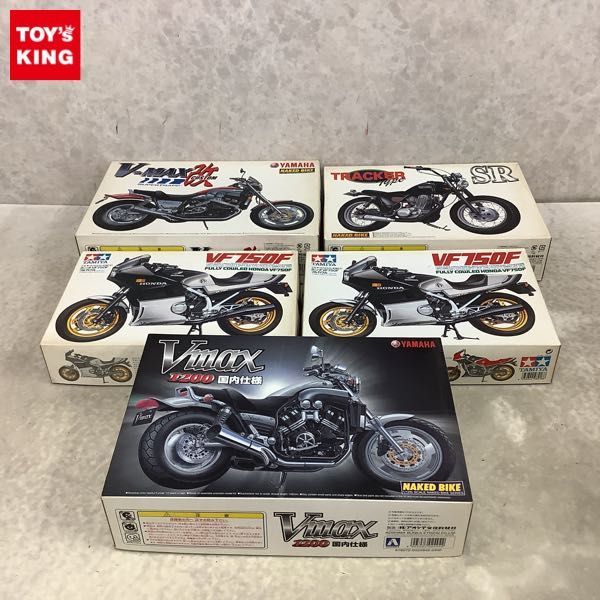 1円〜 アオシマ 等 1/12 ヤマハ Vmax 1200 国内仕様 ヤマハ SR トラッカータイプ 他