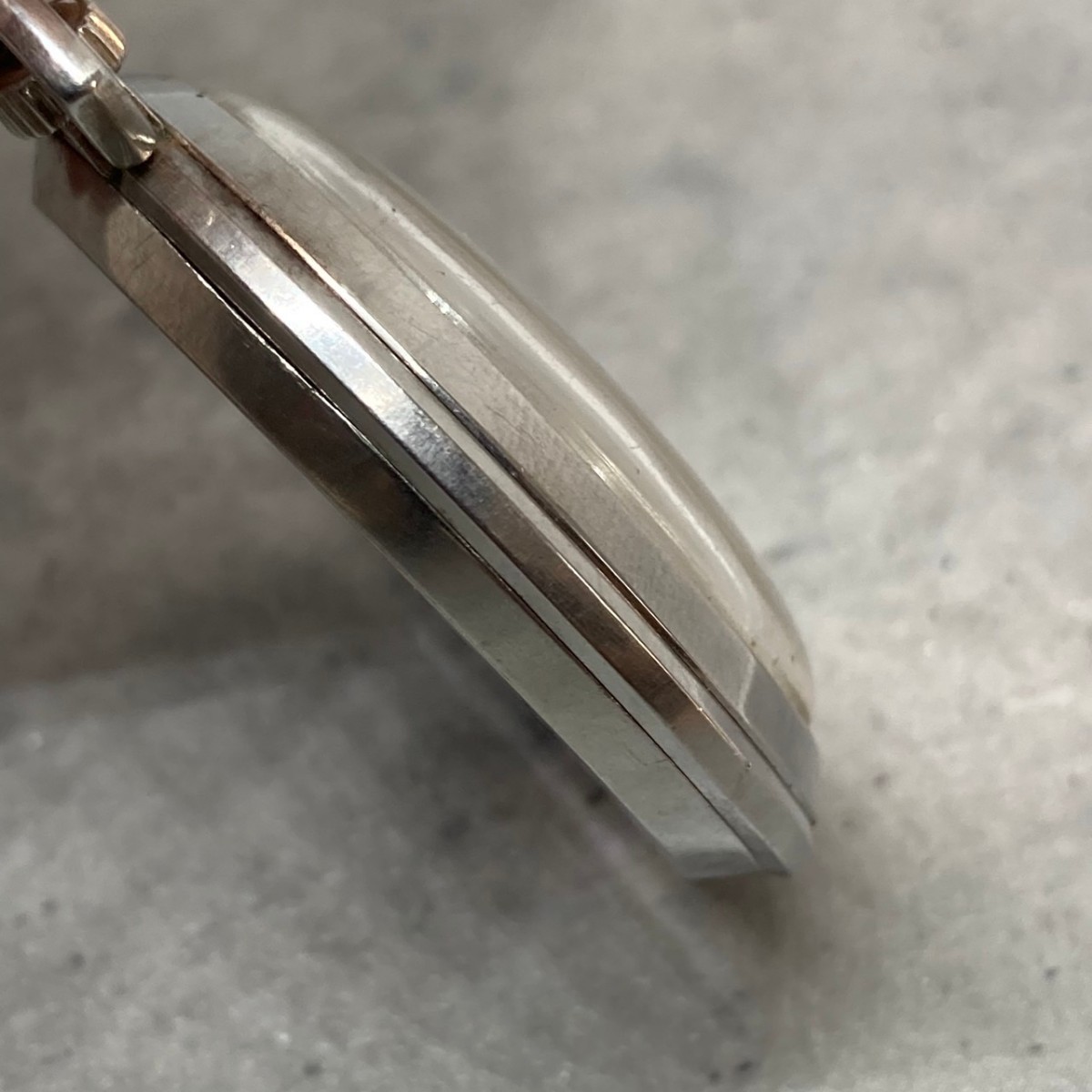 稼働品 良品 OMEGA オメガ 手巻き 懐中時計 白文字盤 全数字 オープン  