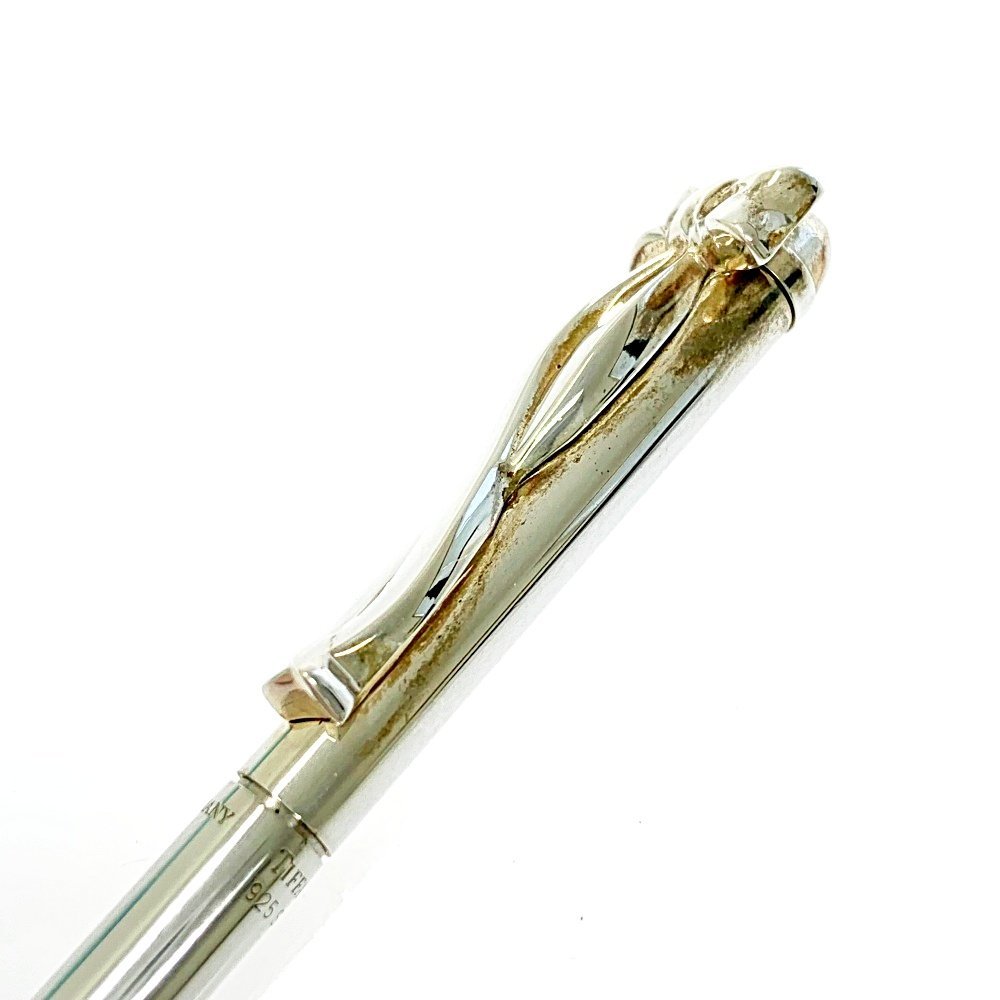 箱付き】 TIFFANY&Co. ティファニー シルバー リボンモチーフ ツイスト