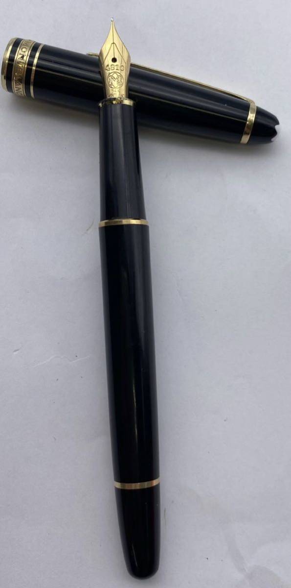 早 1円〜 MONTBLANC モンブラン マイスターシュテュック 万年筆 14k