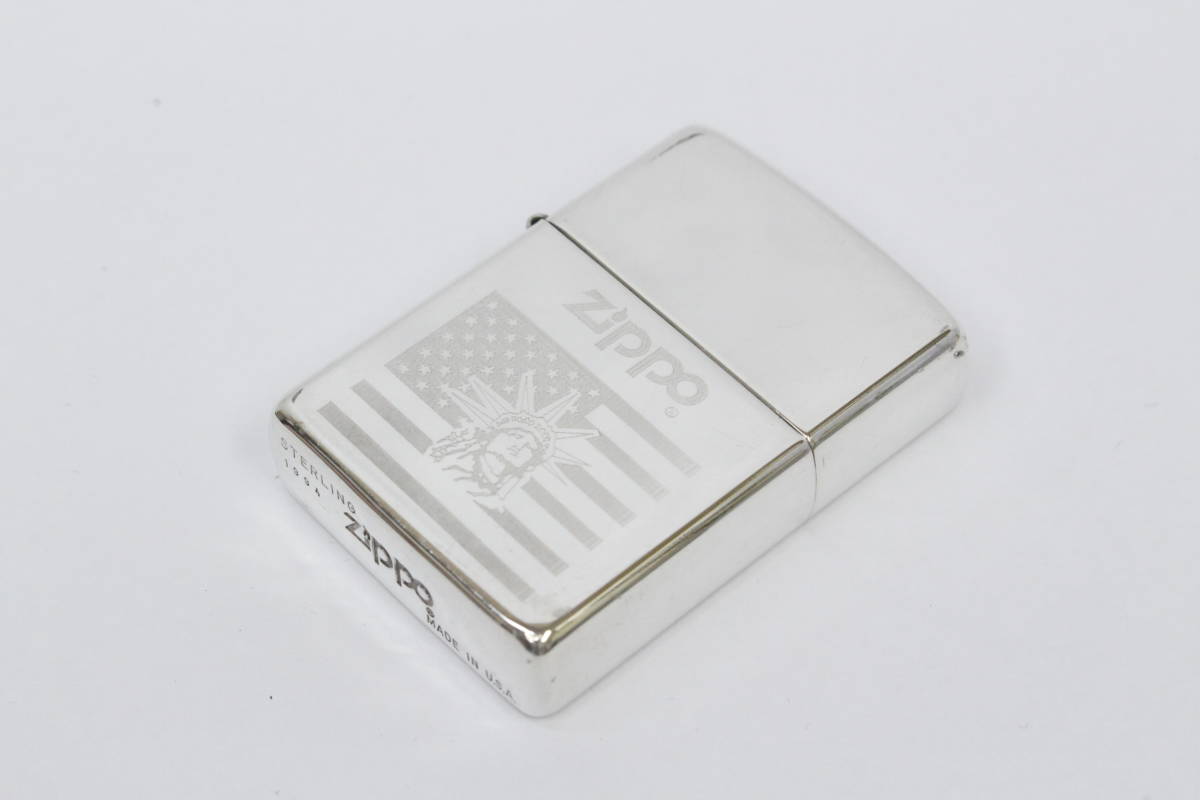 Zippo スターリングシルバー 1996年製（ZIPPO SILVER KING シルバー 