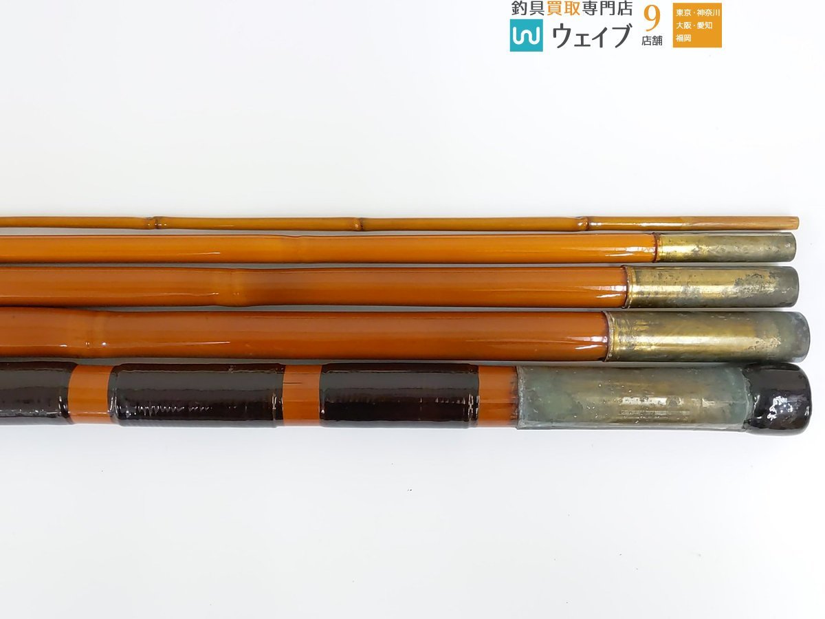 郡上竿 渡辺 静作 渓流竿 竹竿 山女魚竿 約692cm 5本継 ジャンク品 