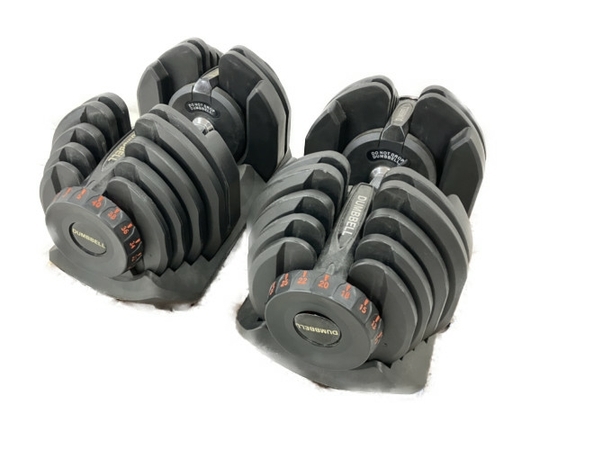 【引取限定】DUMBBELL 可変式 ダンベル 5-40kg 2個セット 中古 直S7822204