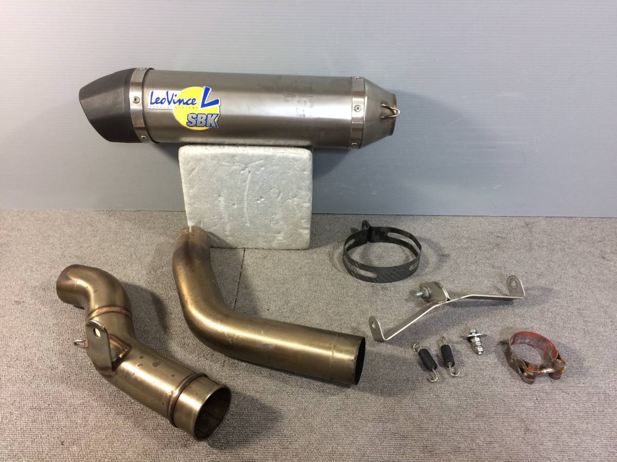 管理番号02083 SBK Leo Vince レオビンチ スリップオン マフラー