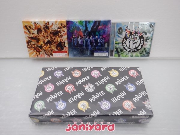 ジャニーズWEST CD 4点セット POWER 初回盤A(CD+BD)/B(CD+BD)/通常盤