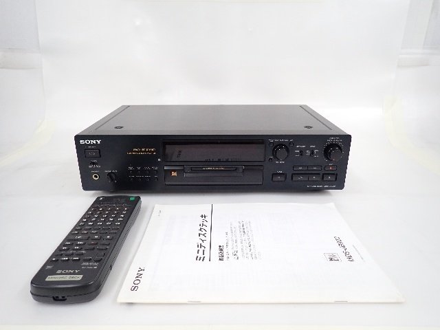 SONY ソニー MDS-JB920 MDデッキ リモコン/説明書付 ∴ 6B0DF-1 SONY