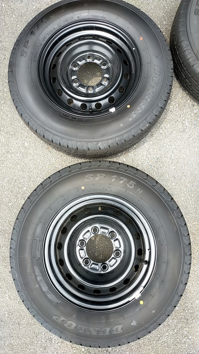 バリ山 新車外し ハイエース ホイールセット 京都から 新車外し トヨタ