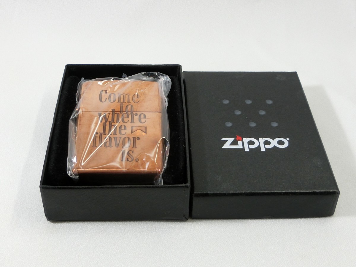 zippo ジッポライター／Marlboro マルボロ COPPER カッパー 2002年製 