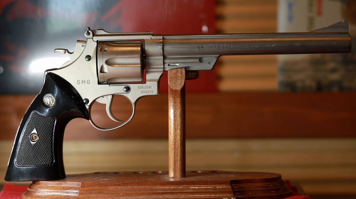 KOKUSAI S＆W 44MAGNUM SMG刻印 モデルガン 個人出品 KOKUSAI SANGYO S＆W Colt Cal .44 マグナム SMG 金属製