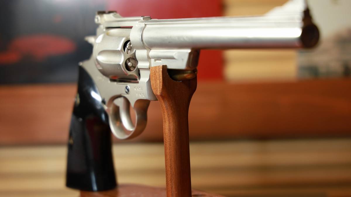 個人出品 KOKUSAI SANGYO S＆W Colt Cal .44 マグナム SMG 金属製