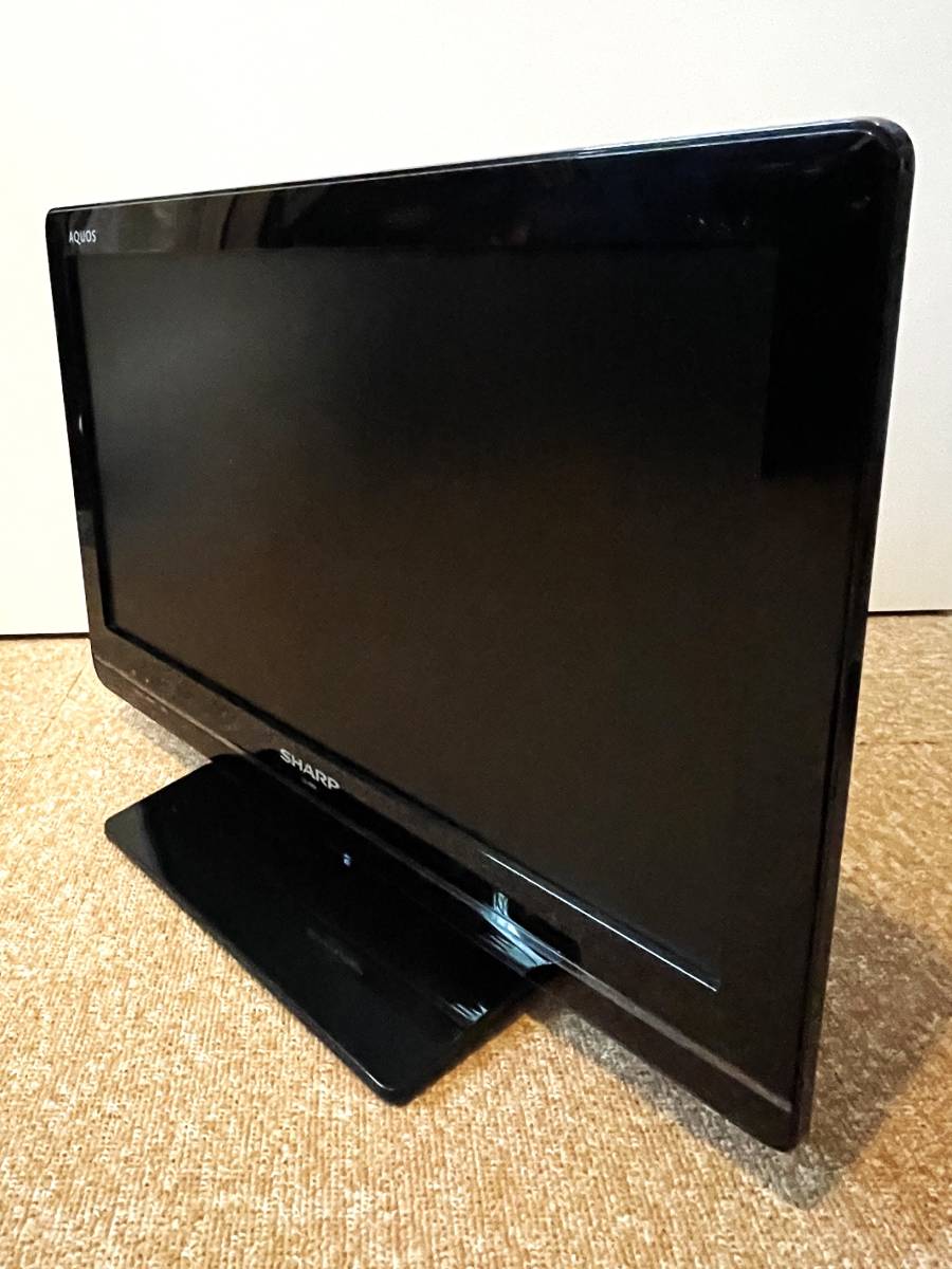 動作確認】シャープ AQUOS 19インチテレビ LC-19K5 外付HDD録画対応