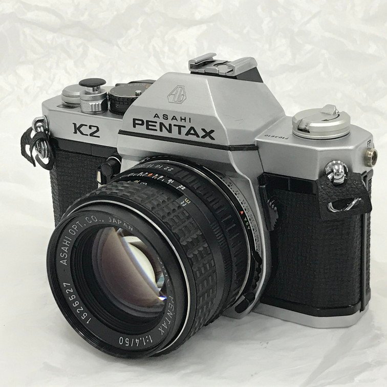 BGAO1019】ペンタックス ASAHI PENTAX K2 + SMC PENTAX 50/1.4 Asahi