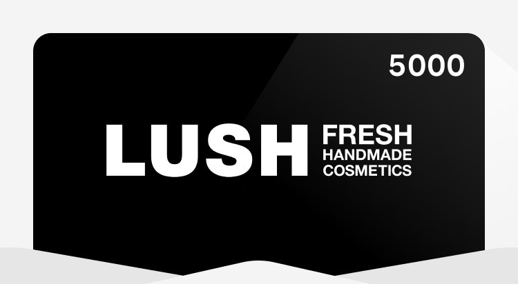 LUSH ラッシュ ギフトカード 5000円分 ギフトコード