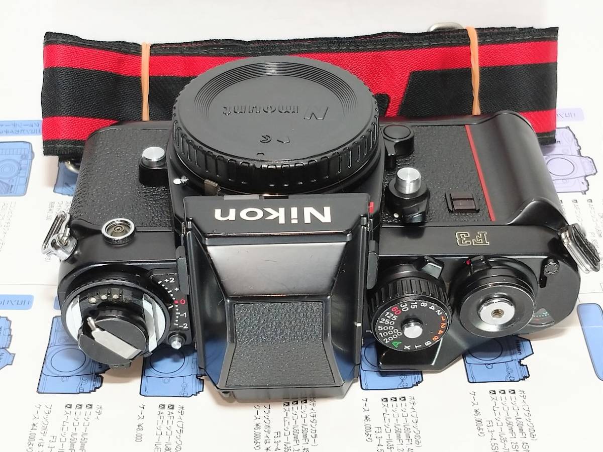 美品／光学極上】 ニコン Nikon F3 アイレベルファインダーボディー 