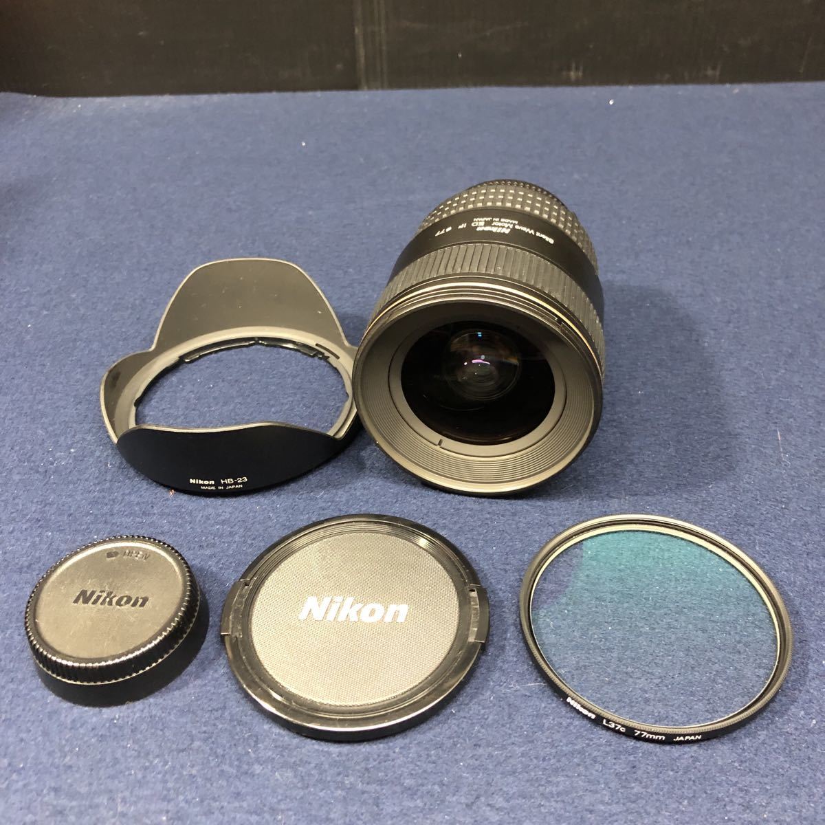 6 Nikon ED AF-S NIKKOR 17 - 35mm 1:2.8D Φ77 L37c 77mm HB-23 カメラ 
