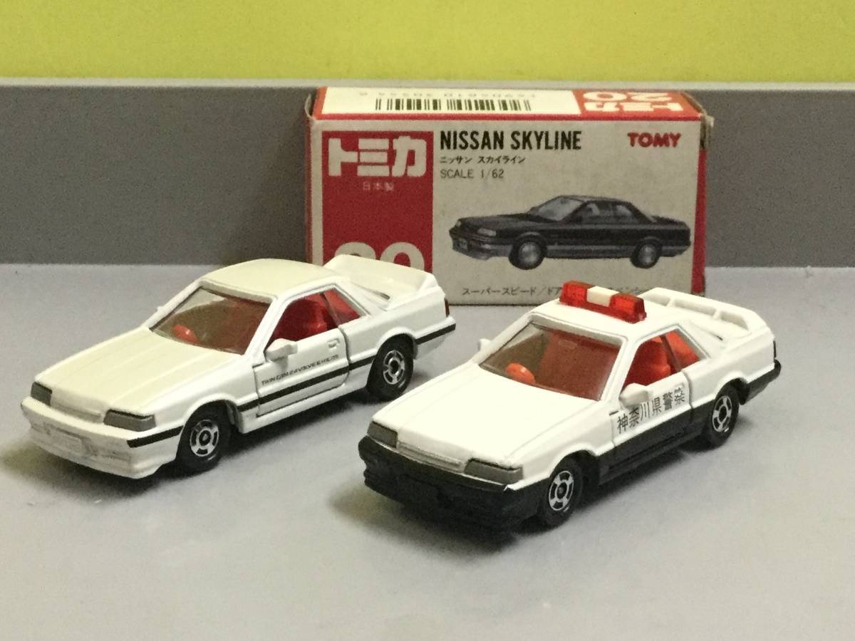 トミカ スカイライン 赤箱 日本製 ニッサン イケダ特注 GTR 0 R32 GTS 
