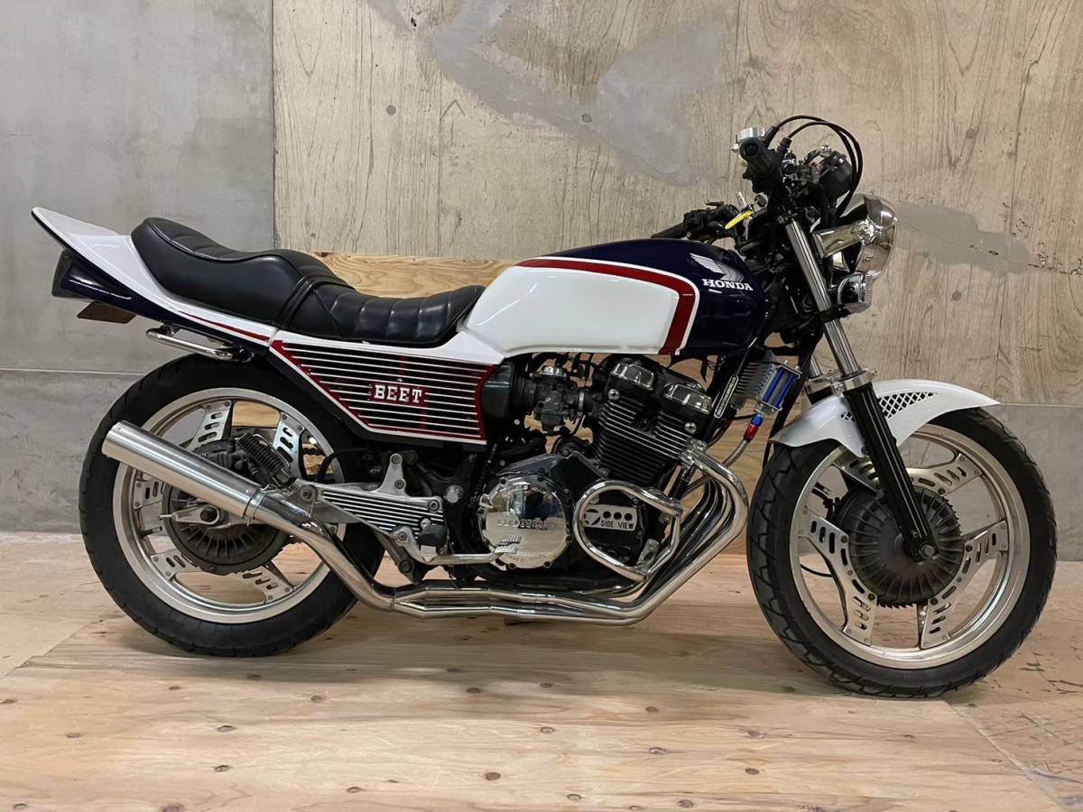 cbx400f 1型青白外装セット Y27 CBX400F 外装セット 青白1型 カラー/中古 塗装後 未使用NC07