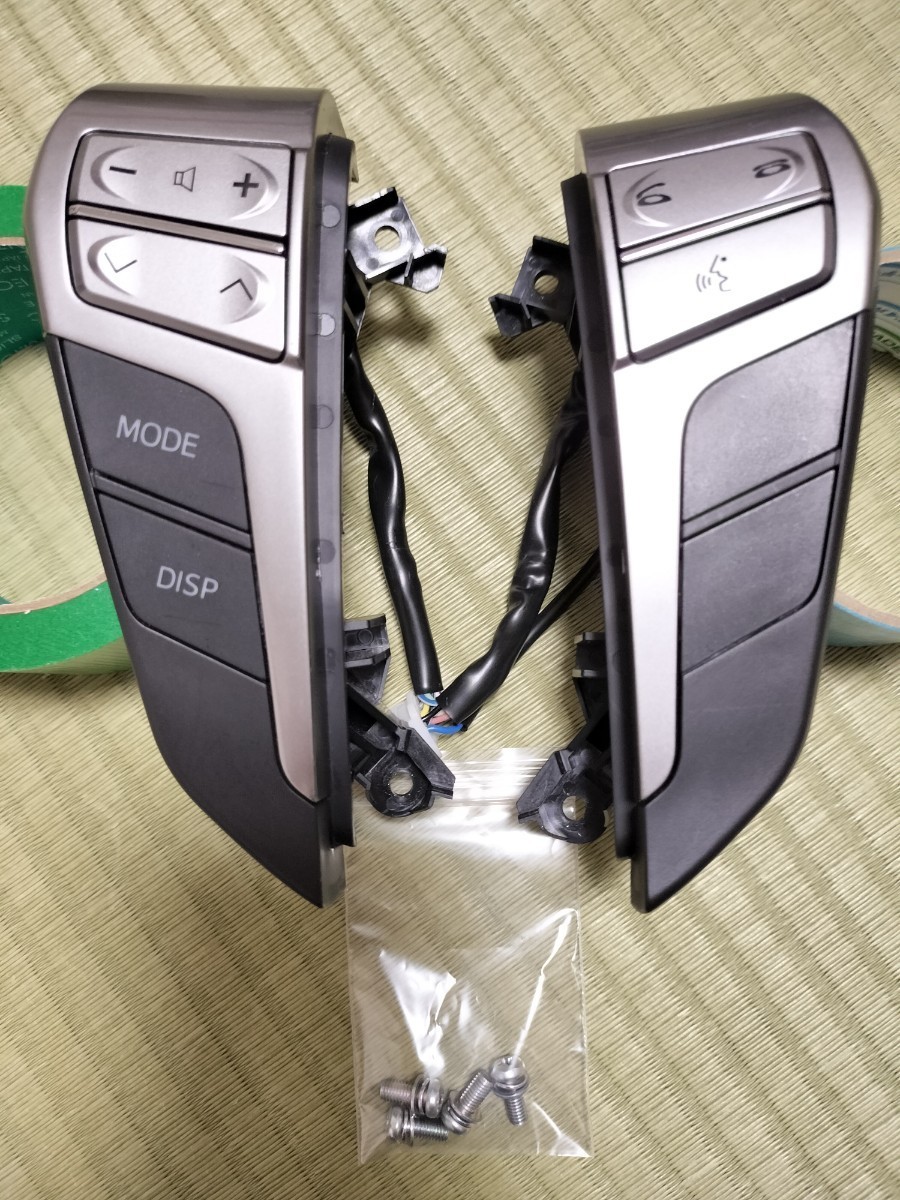 20 アルファード ヴェルファイア ステアリングスイッチ 大人気純正OP