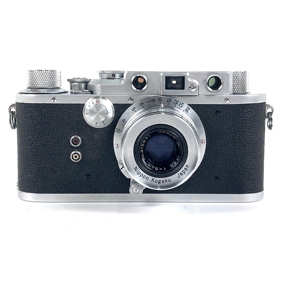 Nicca3-F後期型／ニッコール-H 5cmf2【実写確認済整備品】 ジャンク扱い】 ニッカ3-S Nicca Lマウント Nikon Nikkor H.C 5cm f2