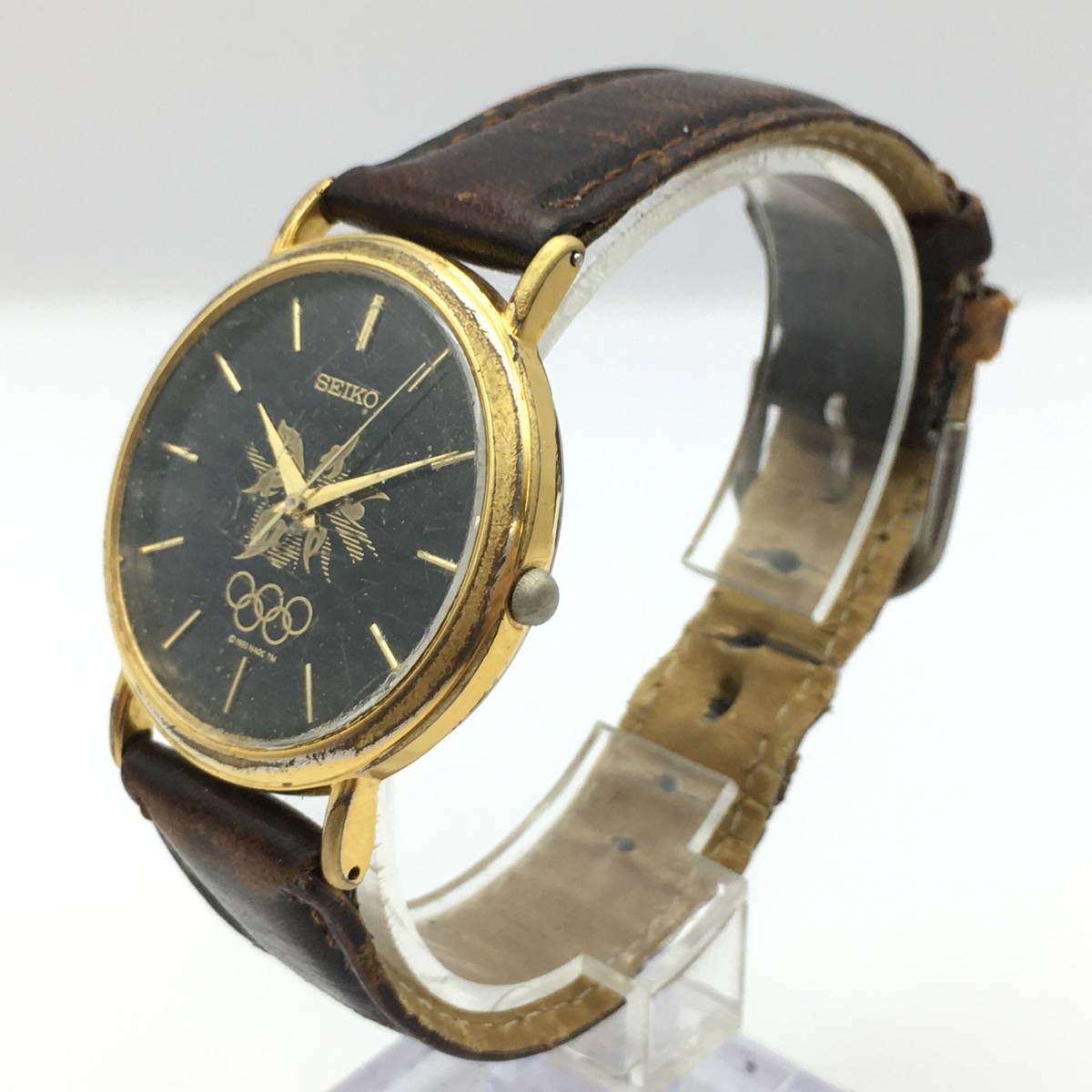 A3-130 SEIKO/セイコー オリンピック 1993 3針 メンズ クォーツ 腕時計 