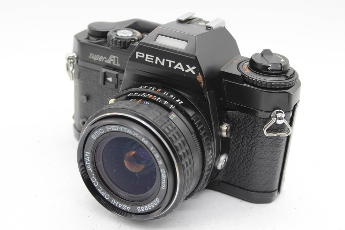 Y2709 ペンタックス Pentax Super A SMC 28mm F3.5 ボディ レンズセット ジャンク